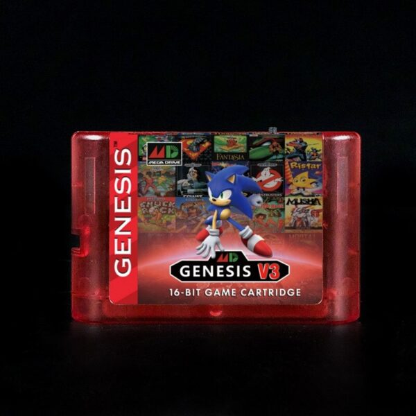 1200-md-v3-gen_red KY Technology MD V3 Pro Updated 1200 in 1 MD V3 Game Cartridge for USA/ Japan /European SEGA GENESIS MegaDrive Console