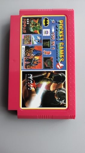 150-in-1-6 150 in 1 Game Collection Video Game 60 Pin 8 Bit Console NTSC PAL