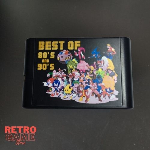 196 in 1 Multi Games Sega Mega Drive Genesis Support PAL NTSC 16 Bit
