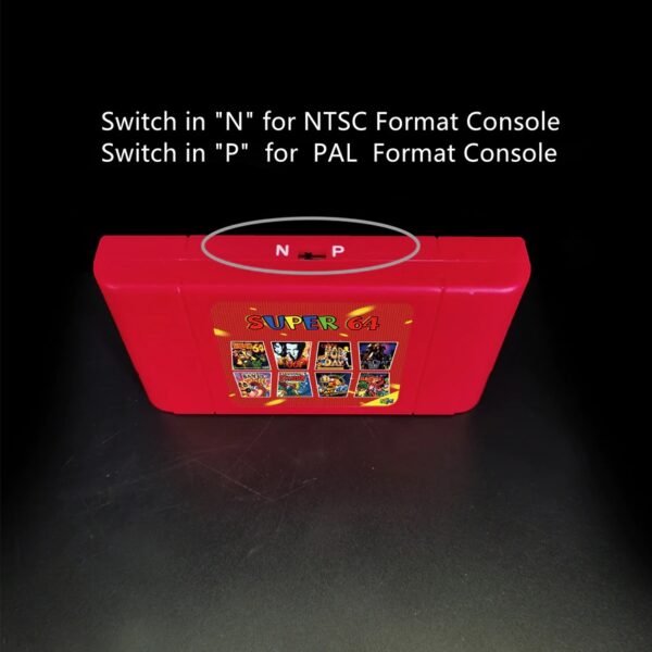 340 in 1 Game Cartridge Nintendo N64 NTSC PAL Support Home Console