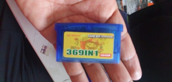369 in 1 Video Game Cartridge Nintendo Gameboy Advance English Language 32 Bit