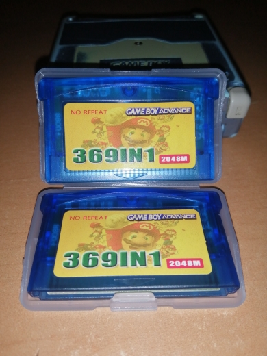 369 in 1 Video Game Cartridge Nintendo Gameboy Advance English Language 32 Bit