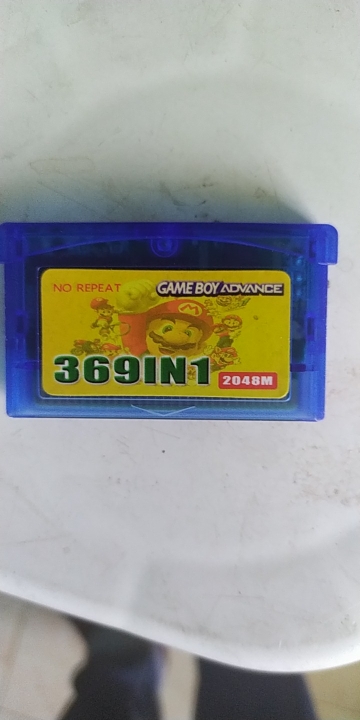369 in 1 Video Game Cartridge Nintendo Gameboy Advance English Language 32 Bit