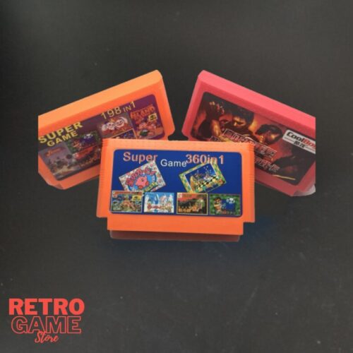 400 in 1 Game Collection Video Game 60 Pin 8 Bit Console NTSC PAL