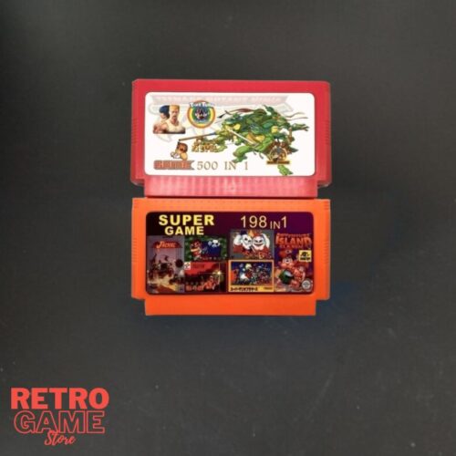 500 in 1 Game Collection Video Game 60 Pin 8 Bit Console NTSC PAL