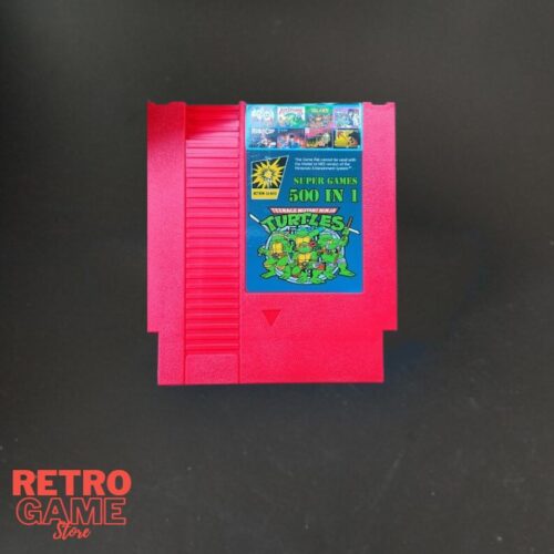 500 In 1 Multi Card 8 Bit Contra Turtles Double Dragon NES 72 Pin