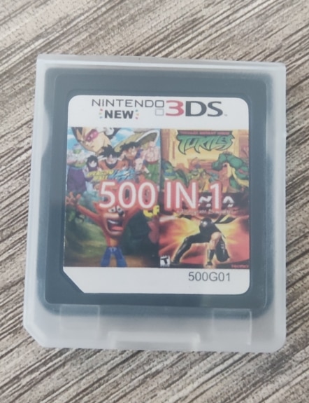 500 In 1 Game Cartridge Nintendo DS 3DS 2DS USA Version Multicart English