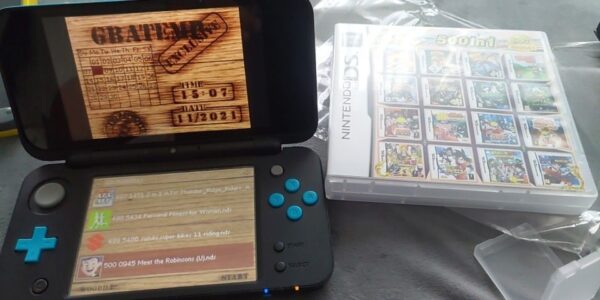 500 In 1 Game Cartridge Nintendo DS 3DS 2DS USA Version Multicart English
