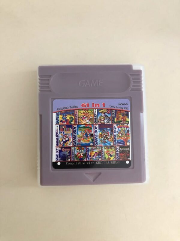61 In 1 Game Cartridge Nintendo GBC Version USA EUR 16 Bit