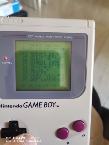 61 In 1 Game Cartridge Nintendo GBC Version USA EUR 16 Bit