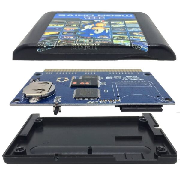 830 In 1 Multi Cart DIY SEGA Mega Drive Genesis NTSC PAL 16 Bit
