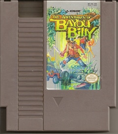 Adventures Of Bayou Billy 8 Bit Home Console 72 Pin NES Free Region