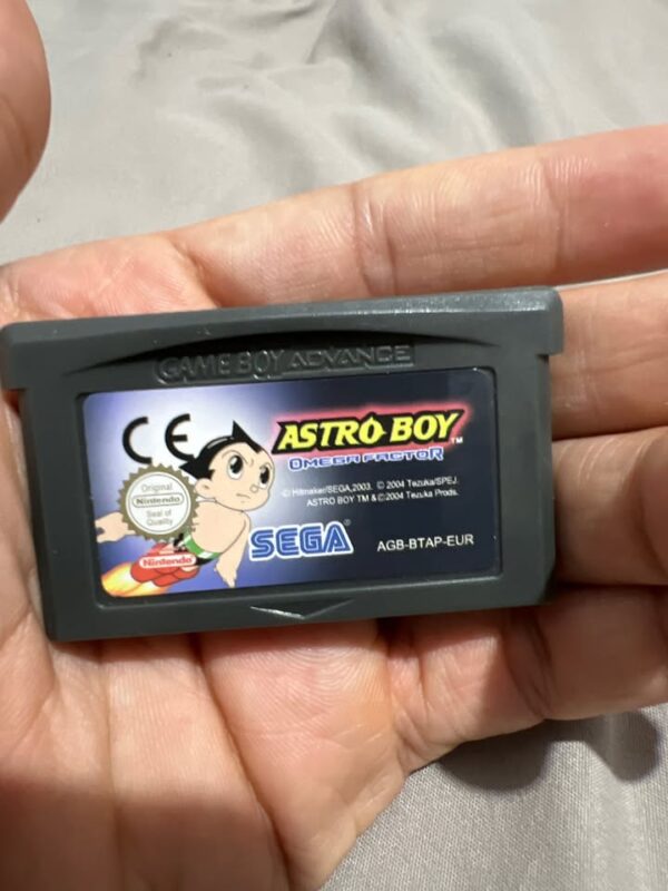 Astro Boy Omega Factor Game Cartridge Nintendo GBA Version 32 Bit