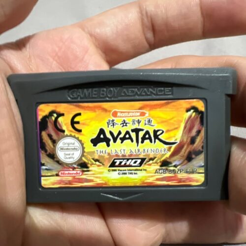 Avatar The Last Airbender Game Cartridge Nintendo GBA Version 32 Bit