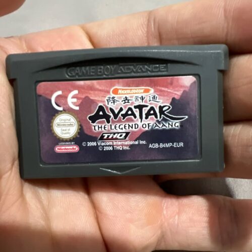 Avatar The Legend Of Aang Game Cartridge Nintendo GBA Version 32 Bit