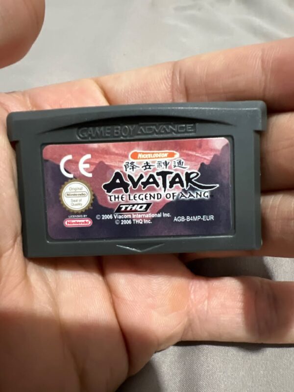 Avatar The Legend Of Aang Game Cartridge Nintendo GBA Version 32 Bit