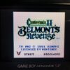 Castlevania Belmont's Revenge 2 Game Cartridge Nintendo GBC Version 16 Bit
