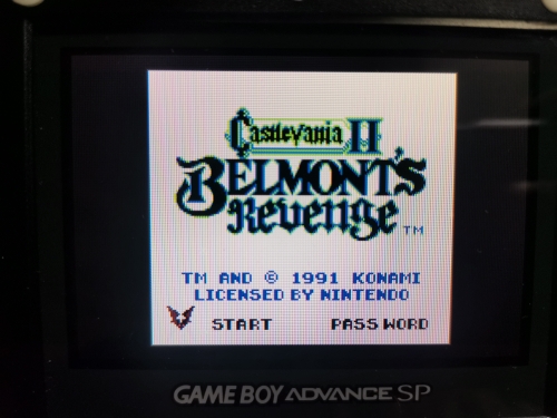 Castlevania Belmont's Revenge 2 Game Cartridge Nintendo GBC Version 16 Bit