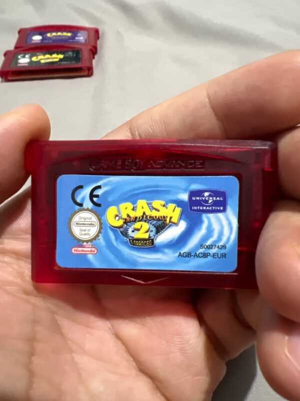 Crash Bandicoot 2 Game Cartridge Nintendo GBA Version 32 Bit