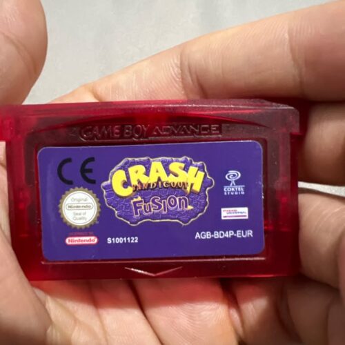 Crash Bandicoot Fusion Game Cartridge Nintendo GBA Version 32 Bit