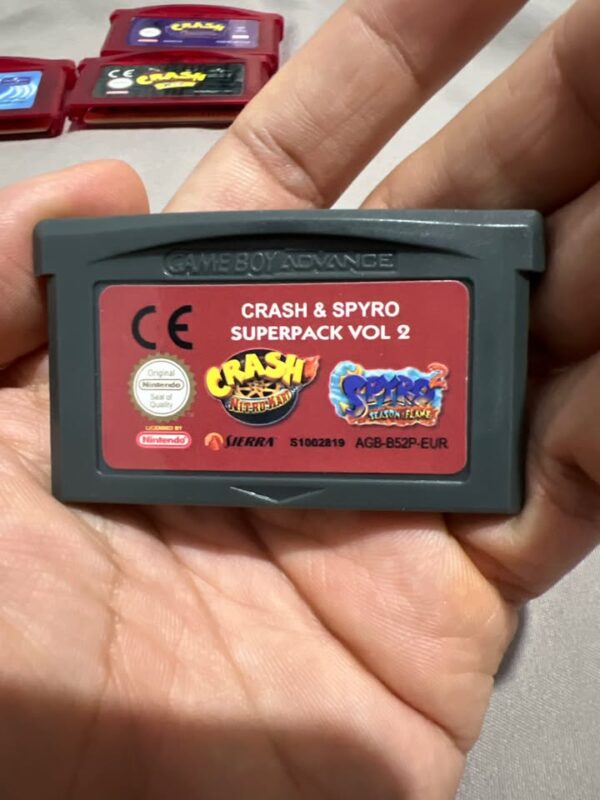 Crash Nitro Kart Game Cartridge Nintendo GBA Version 32 Bit