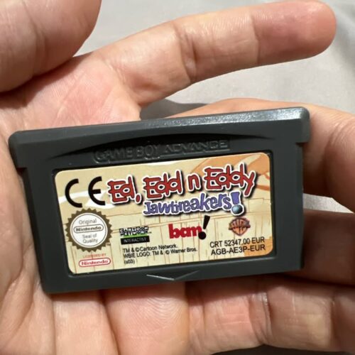 Ed Edd N Eddy Jawbreakers Game Cartridge Nintendo GBA Version 32 Bit