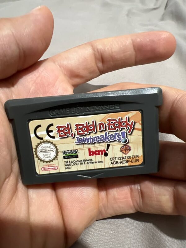 Ed Edd N Eddy Jawbreakers Game Cartridge Nintendo GBA Version 32 Bit