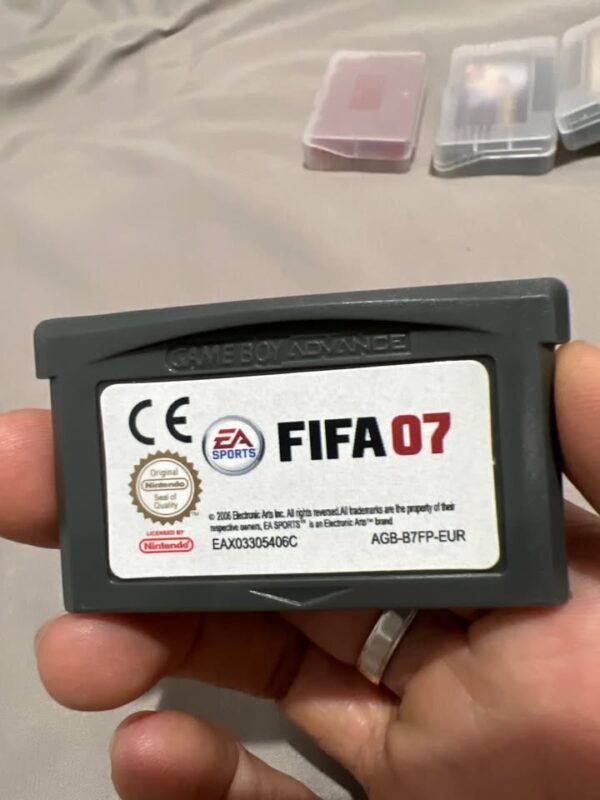 Fifa 07 Football Game Cartridge Nintendo GBA Version 32 Bit