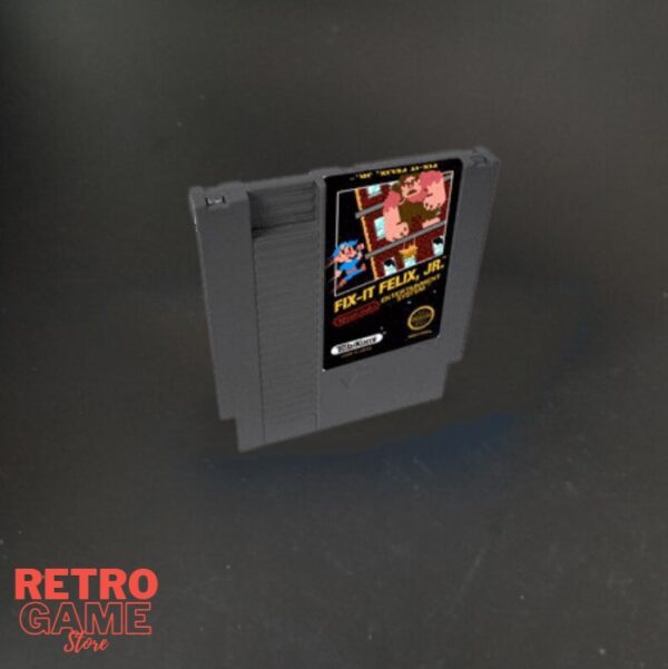 Fix-It Felix JR Video Game 8 Bit Home Console 72 Pin NES Free Region