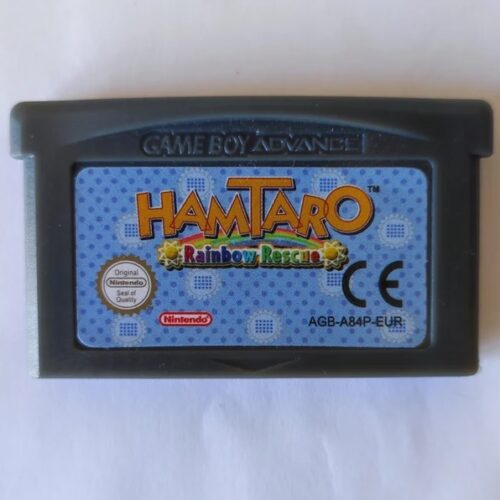 hamtaro-rainbow-rescue-gba-1 Hamtaro Rainbow Rescue Game Cartridge Nintendo Gameboy Advance USA EUR Version