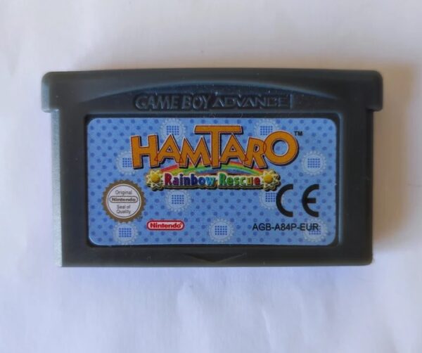 Hamtaro Rainbow Rescue Game Cartridge Nintendo Gameboy Advance USA EUR Version