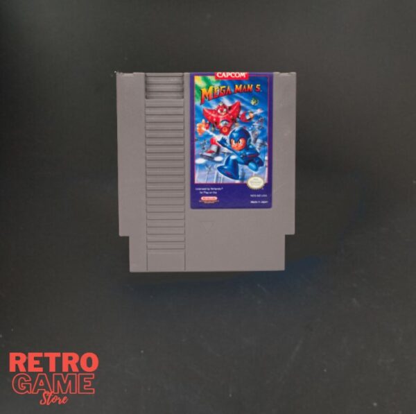 Mega Man 5 Game Card 8 Bit Game Player English NTSC PAL 72 Pin