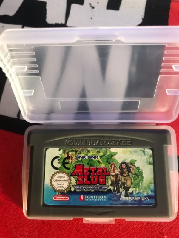 Metal Slug Advance Game Cartridge Nintendo GBA Version 32 Bit