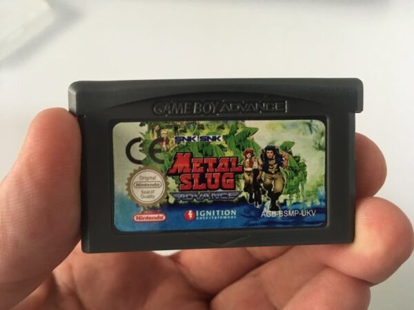 Metal Slug Advance Game Cartridge Nintendo GBA Version 32 Bit