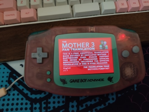 Mother 3 Game Cartridge Nintendo GBA Version USA 32 Bit