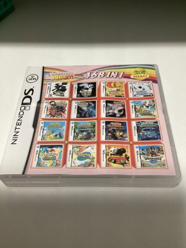 Multi 468 In 1 Game Cartridge Nintendo DS 3DS 2DS USA Version