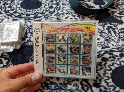 Multi 502 In 1 Game Cartridge Nintendo DS 3DS 2DS USA Version