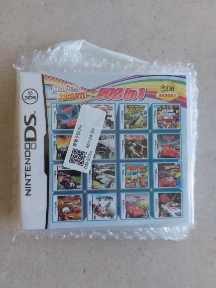 Multi 502 In 1 Game Cartridge Nintendo DS 3DS 2DS USA Version