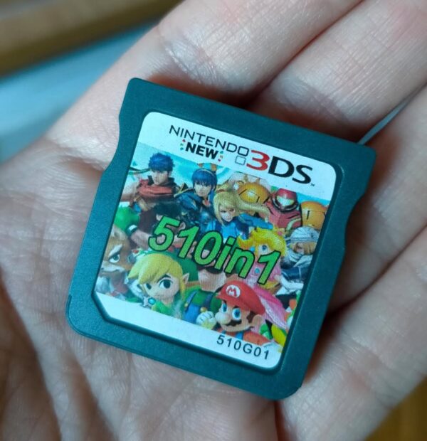 Multi 510 In 1 Game Cartridge Nintendo DS 3DS 2DS USA Version