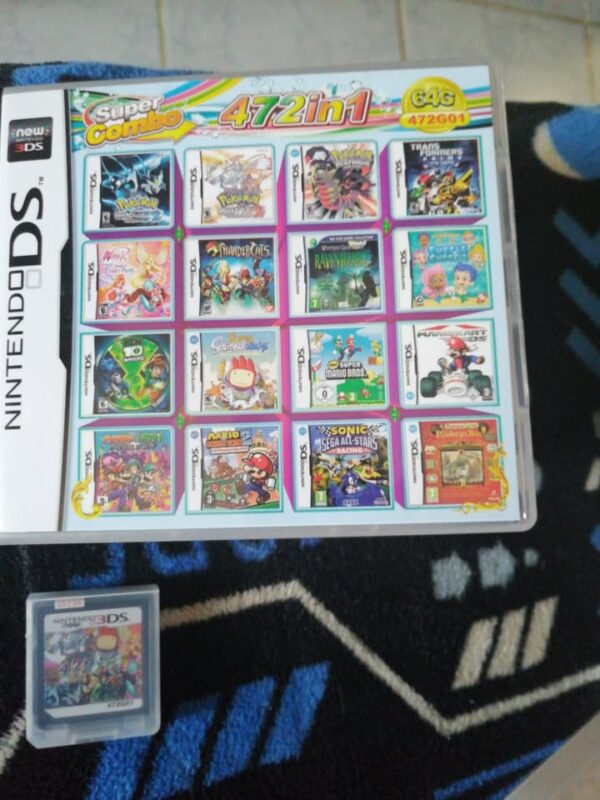 Multi 472 In 1 Game Cartridge Nintendo DS 3DS 2DS USA Version