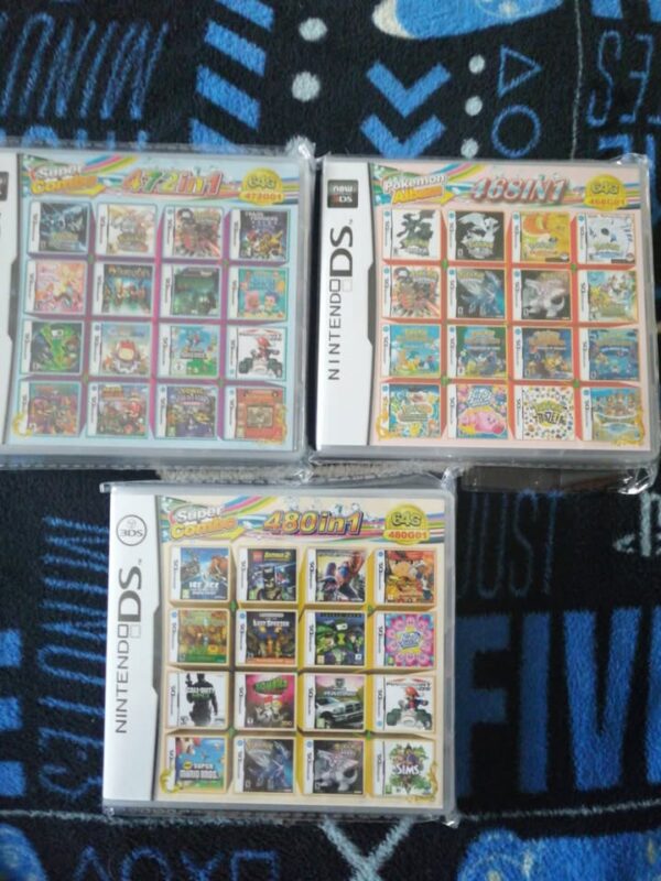 Multi 472 In 1 Game Cartridge Nintendo DS 3DS 2DS USA Version