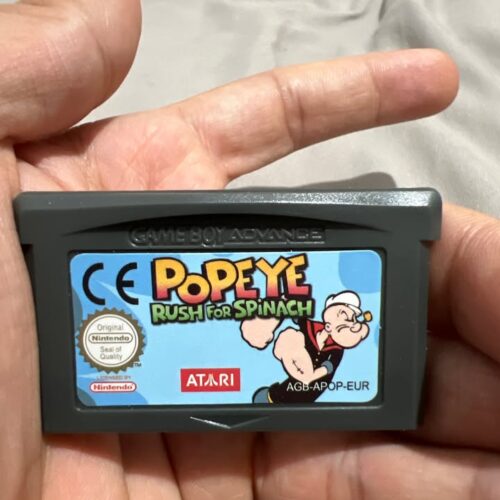Popeye Rush For Spinach Game Cartridge Nintendo GBA Version 32 Bit