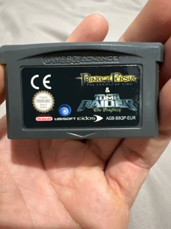 Prince Persia Tomb Raider Game Cartridge Nintendo GBA Version 32 Bit