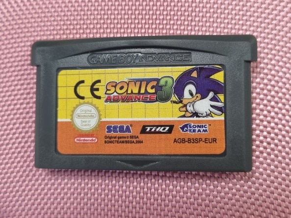 Sonic Advance 3 Game Cartridge Nintendo GBA Version USA 32 Bit