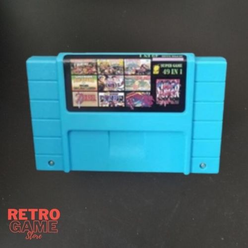 Super 49 in 1 Best Games Cartridge 16 Bit Multicart NTSC SNES
