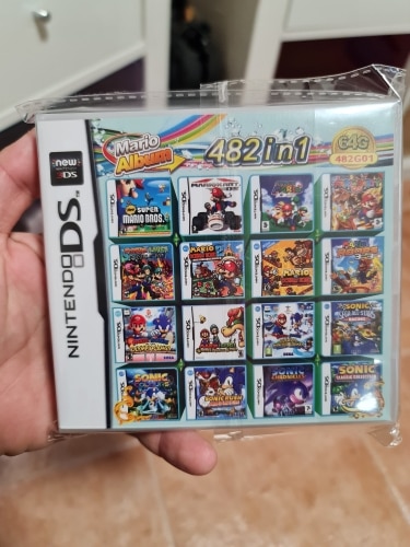 Super Combo 482 In 1 Game Cartridge Nintendo DS 3DS 2DS USA Version